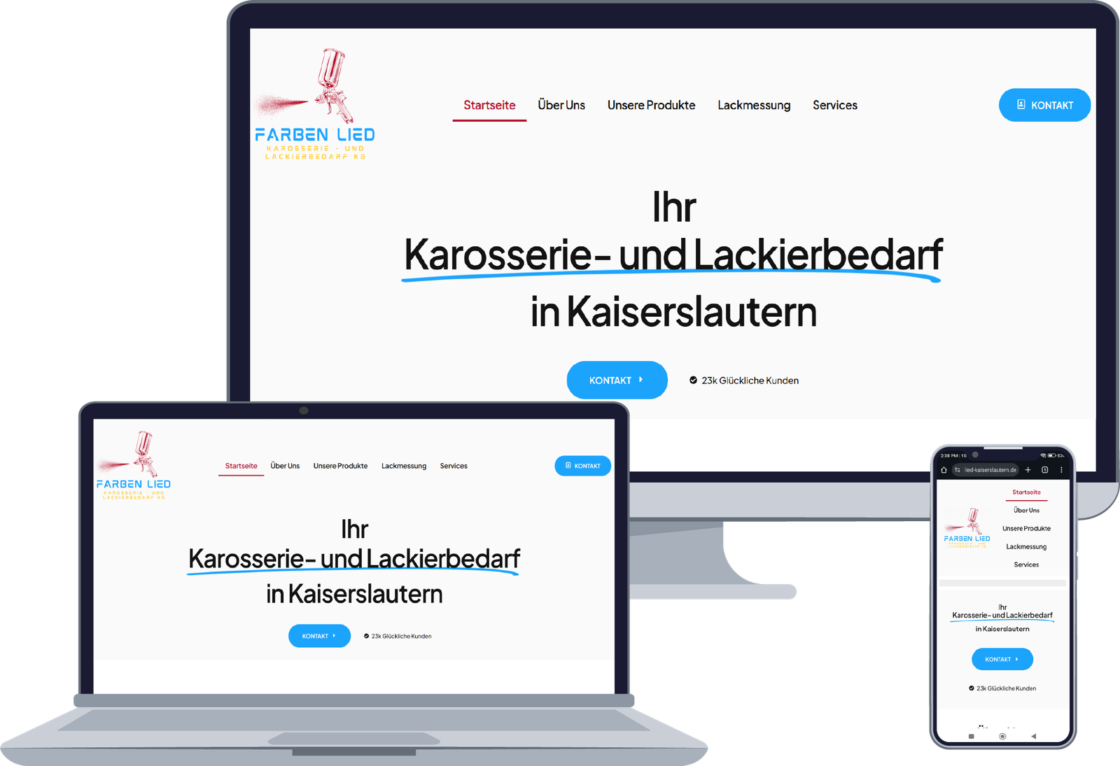 Lackierbedarf Harry Lied Kaiserslautern - betreut von der SEO Agentur Kaiserslautern - LinkITUp